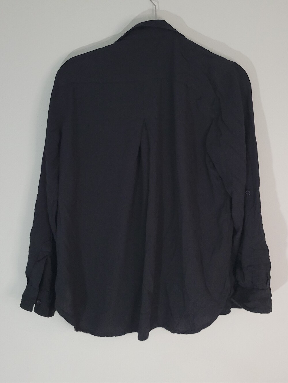 Velvet Heart Women Black Button-Up Shirt - Classic Long Sleeve Size L. - Picture 3 of 10